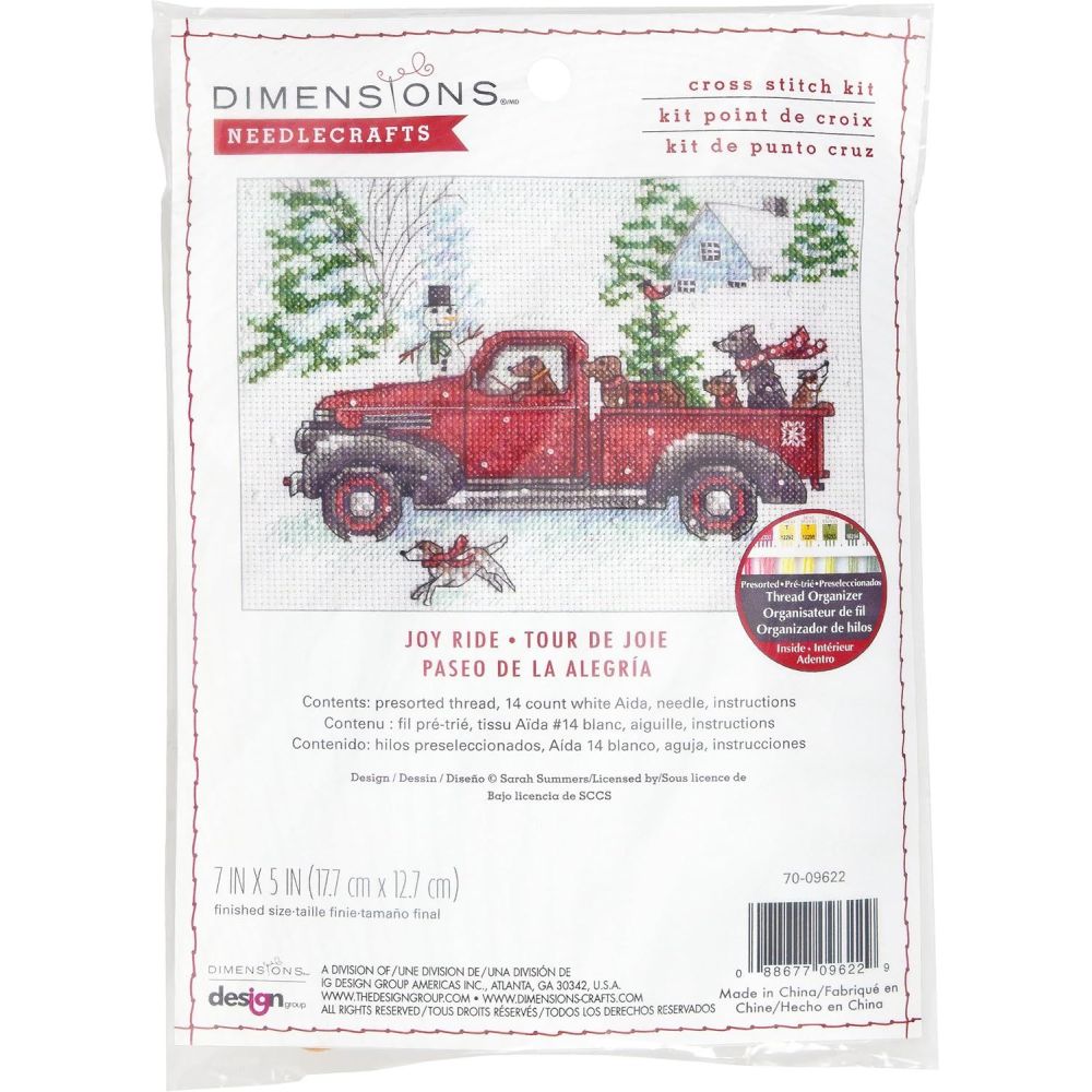 Dimensions Counted Cross Stitch Kit 70-09622 – Joy Ride