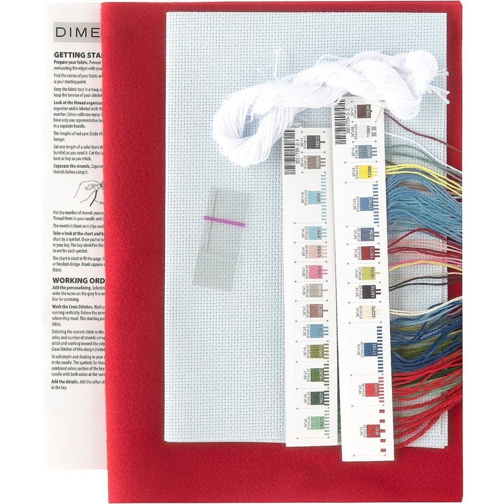 Dimensions Counted Cross Stitch Kit 70-09602 – Skating Stocking