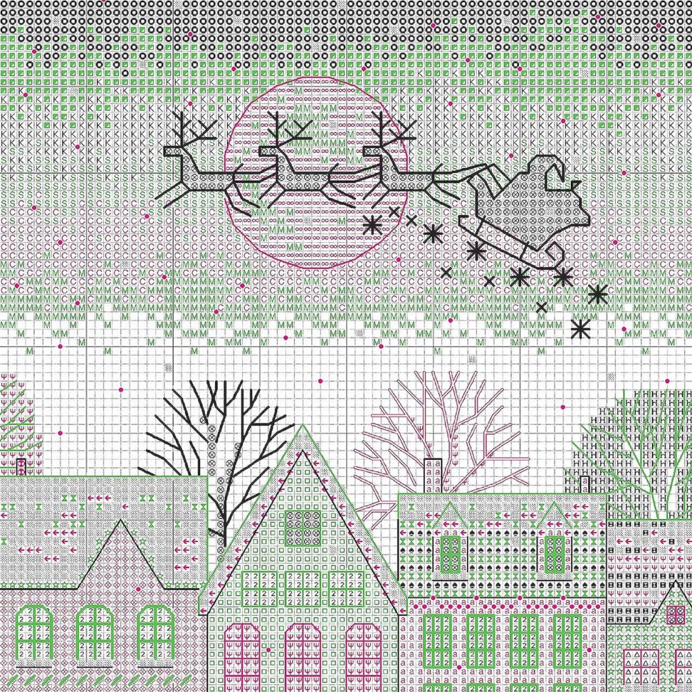 Dimensions Counted Cross Stitch Kit 70-09602 – Skating Stocking