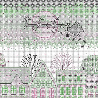 Dimensions Counted Cross Stitch Kit 70-09602 – Skating Stocking