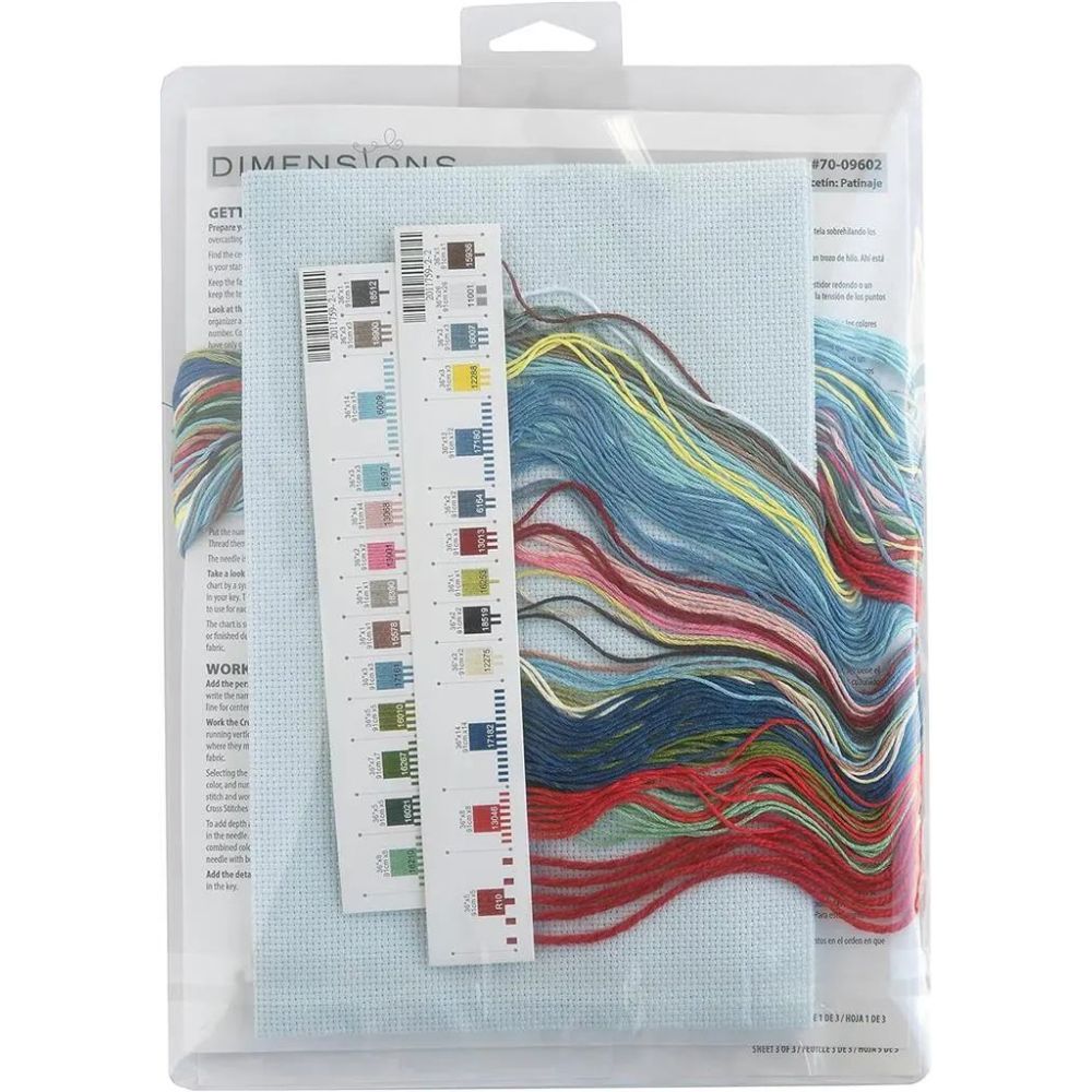 Dimensions Counted Cross Stitch Kit 70-09602 – Skating Stocking
