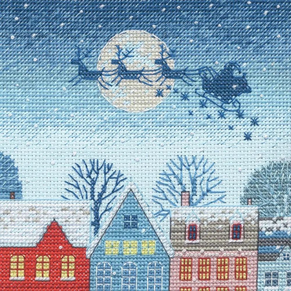Dimensions Counted Cross Stitch Kit 70-09602 – Skating Stocking