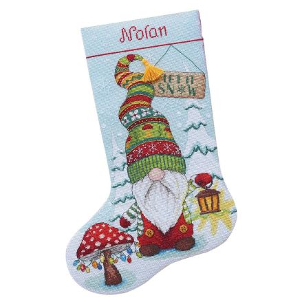 Dimensions Counted Cross Stitch Kit 70-09000 – Gnome Stocking