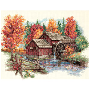Counted Cross Stitch Kit Glory of Autumn, Dimensions 35199