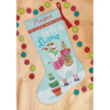 Dimensions Counted Cross Stitch Kit 70-08977 – Llama Stocking