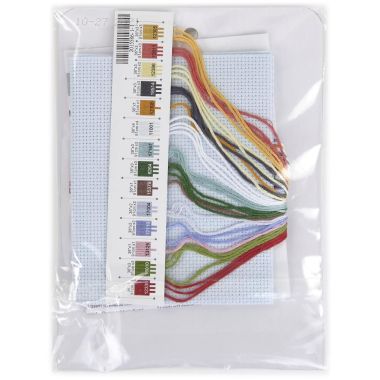 Counted Cross Stitch Kit Beach Ornament, Dimensions 70-09001