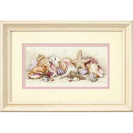 Counted Cross Stitch Kit Seashell Treasures, Dimensions 65035