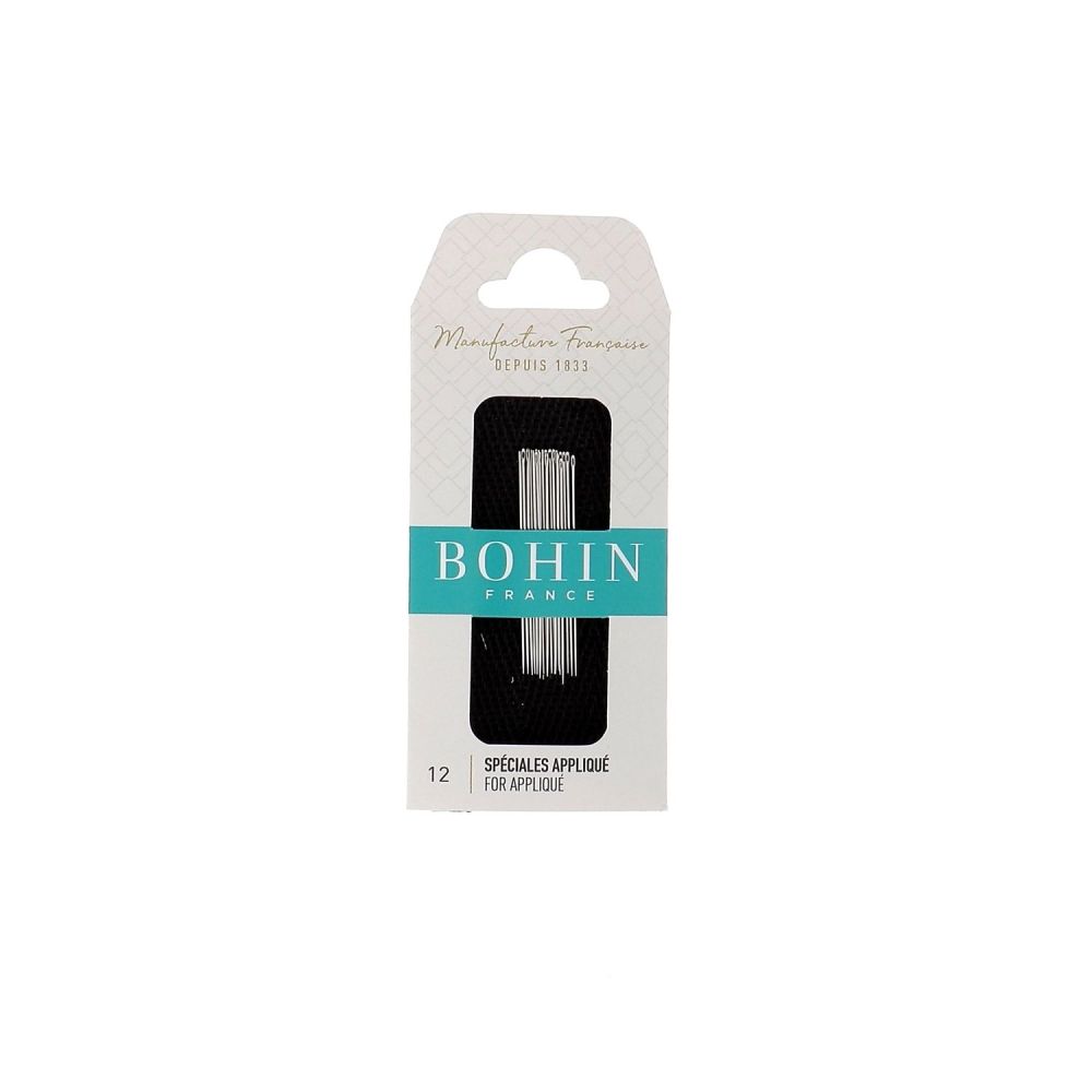 Bohin Appliqué Needles Short 00228 – Size 12, 20 pcs