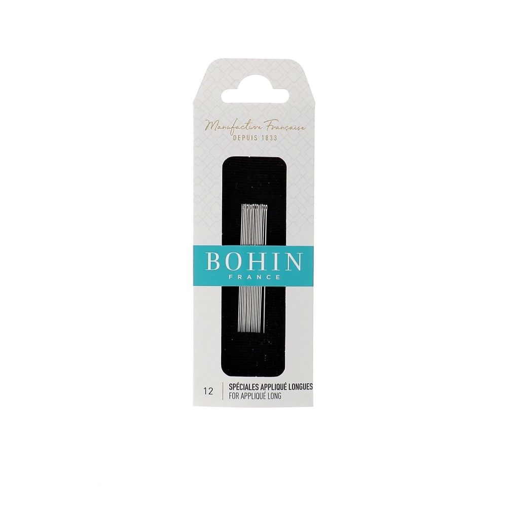 Bohin Appliqué Needles Long 00625 – Size 12, 15 pcs