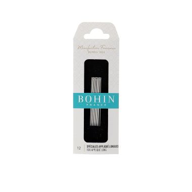 Bohin Appliqué Needles Long 00625 – Size 12, 15 pcs