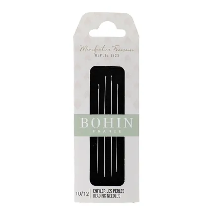 Bohin Beading Needles 01125 – Sizes 10/12, Set of 4