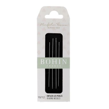 Bohin Beading Needles 01125 – Sizes 10/12, Set of 4