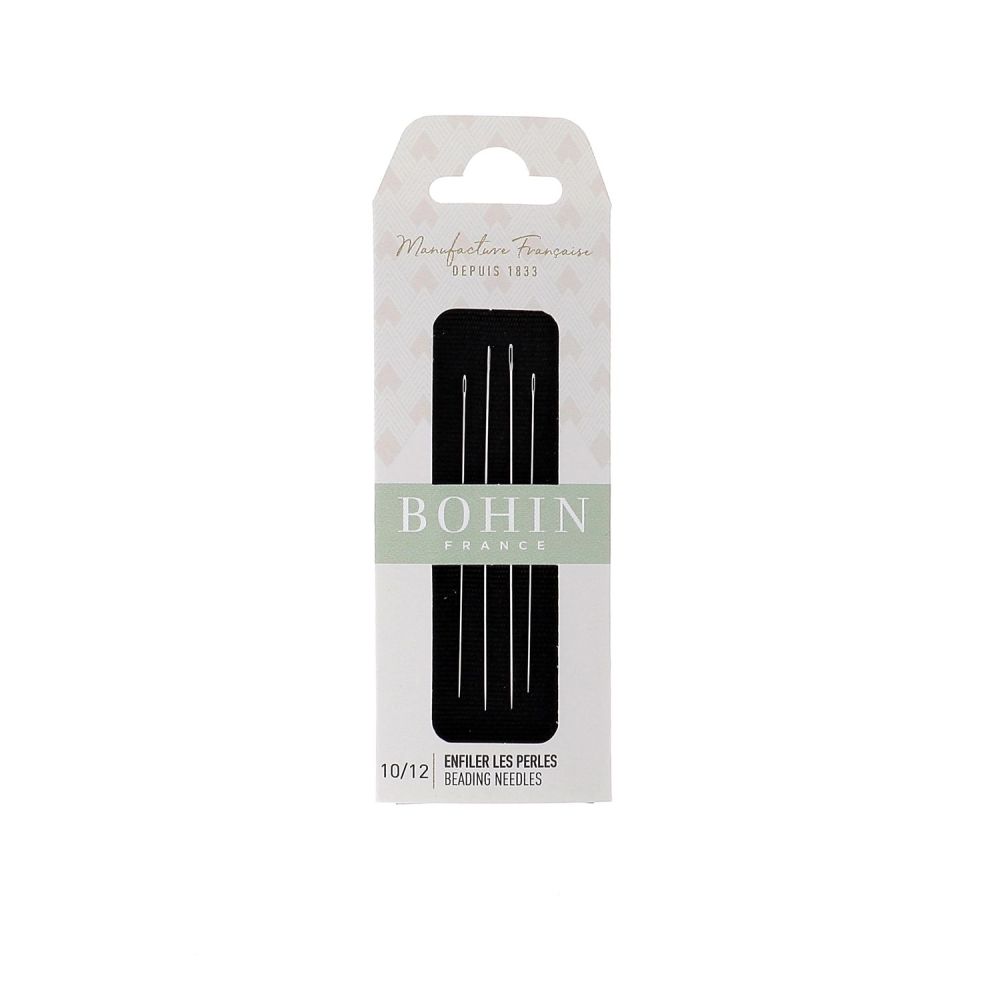 Bohin Beading Needles 01125 – Sizes 10/12, Set of 4