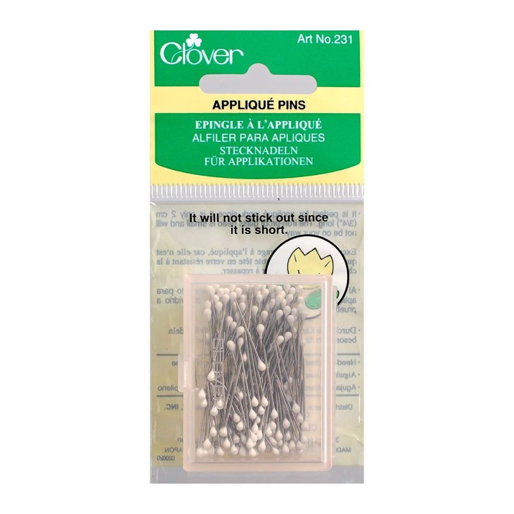 Clover Applique Pins 231 – 0.6mm × 20mm, 150 pcs