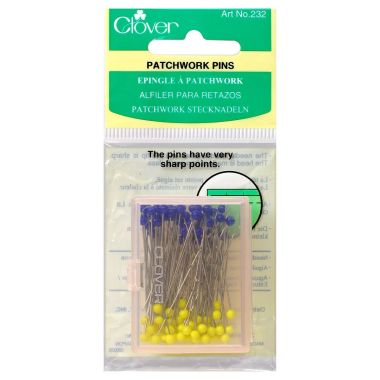 Clover Patchwork Pins 232 – 0.5mm × 36mm, 100 pcs