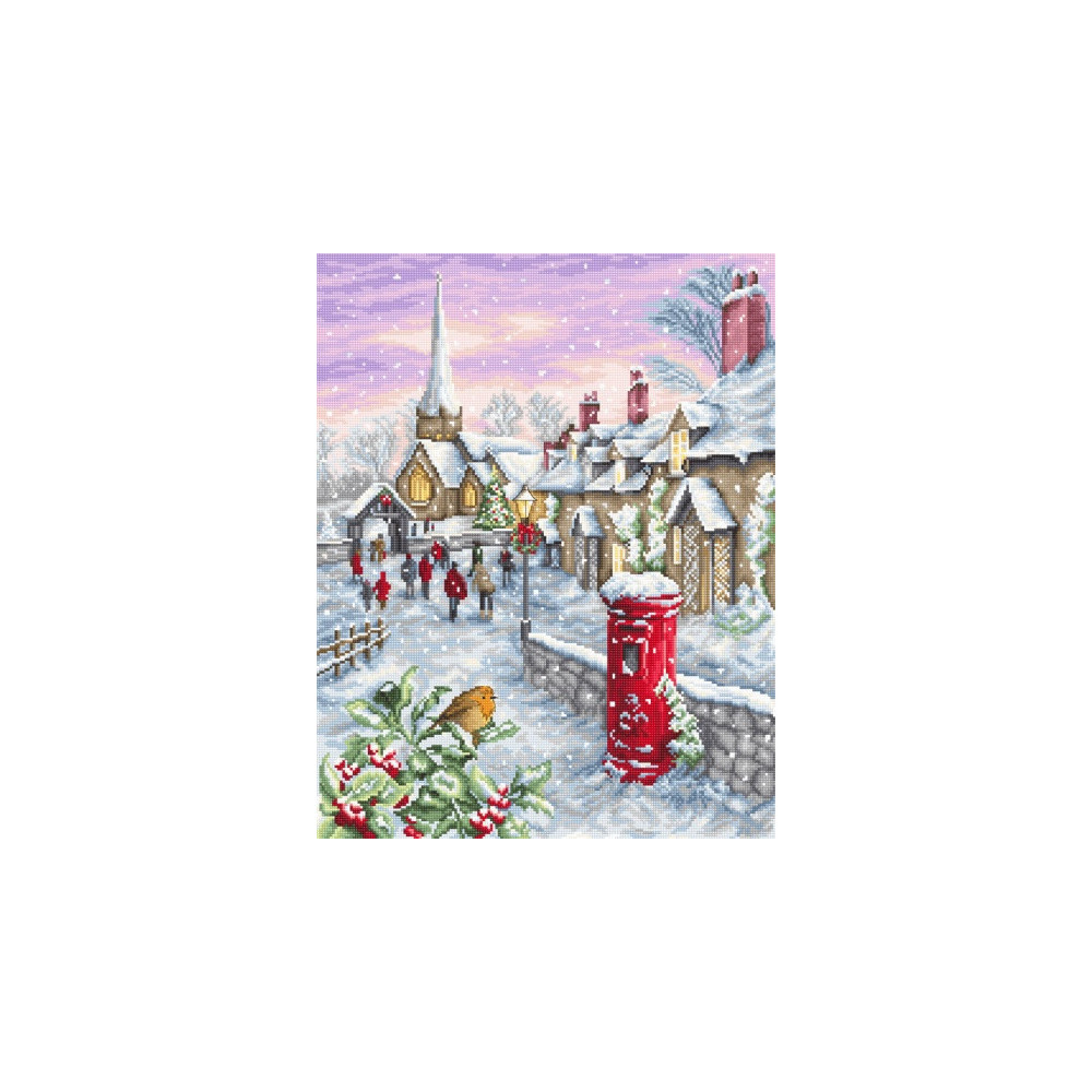 Cross-Stitch Kit “On Christmas Eve”  Luca-S (B2361)
