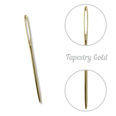 Colonial Gold Tapestry Petites Needles CB19926GP – Size 26, 3 pcs