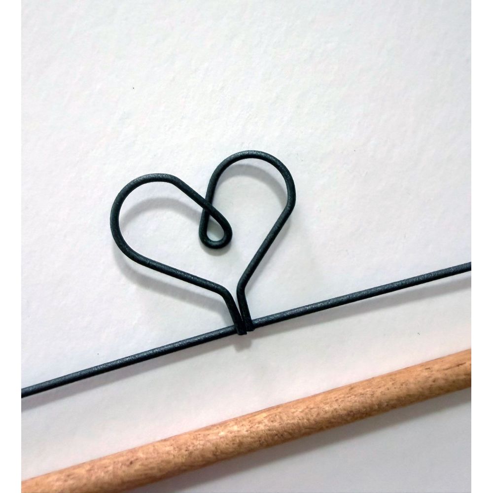 Ackfeld Manufacturing Heart Hanger 2480 – 6 in, with Dowel