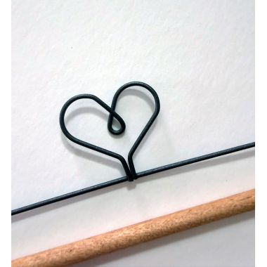 Ackfeld Manufacturing Heart Hanger 2480 – 6 in, with Dowel
