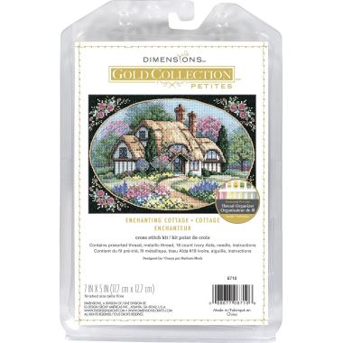 Dimensions Counted Cross Stitch Kit 06710 – Enchanting Cottage