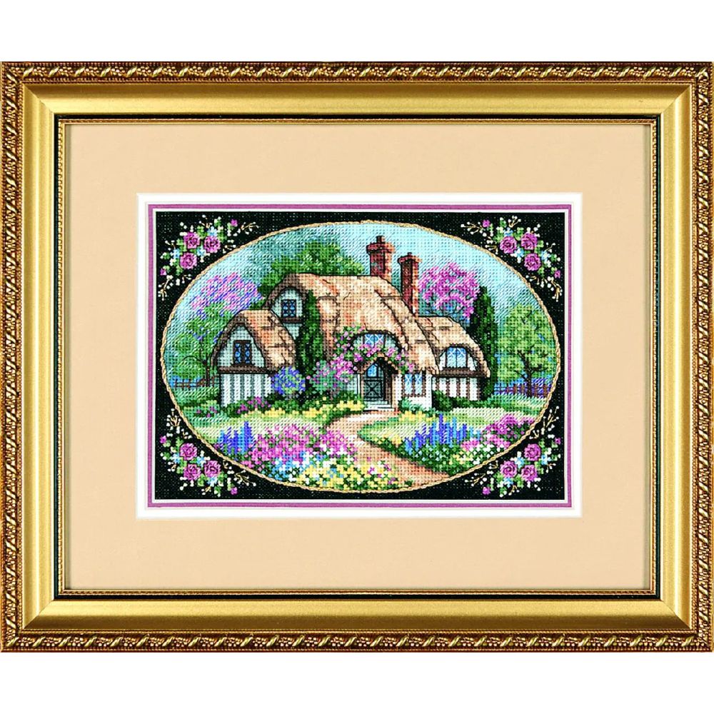 Dimensions Counted Cross Stitch Kit 06710 – Enchanting Cottage