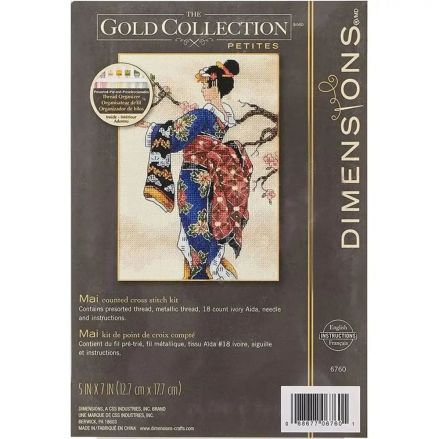 Dimensions Counted Cross Stitch Kit 06760 – Mai