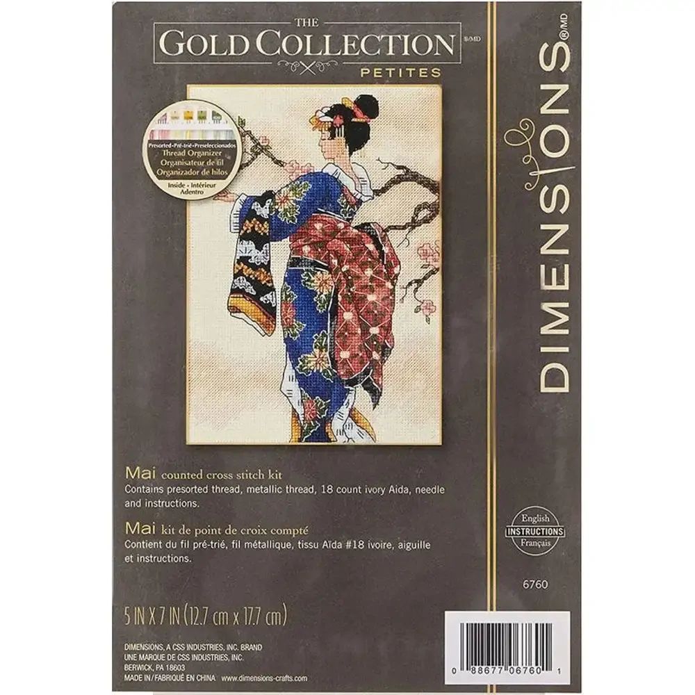 Dimensions Counted Cross Stitch Kit 06760 – Mai