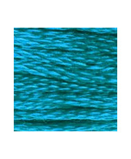3844 DMC Mouline Stranded cotton Dark Bright Turquoise