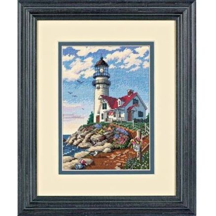 Dimensions Counted Cross Stitch Kit 06958 – Beacon at Rocky Point