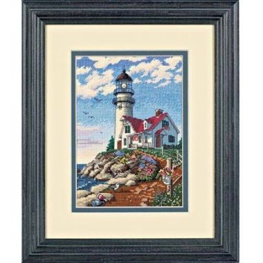 Dimensions Counted Cross Stitch Kit 06958 – Beacon at Rocky Point