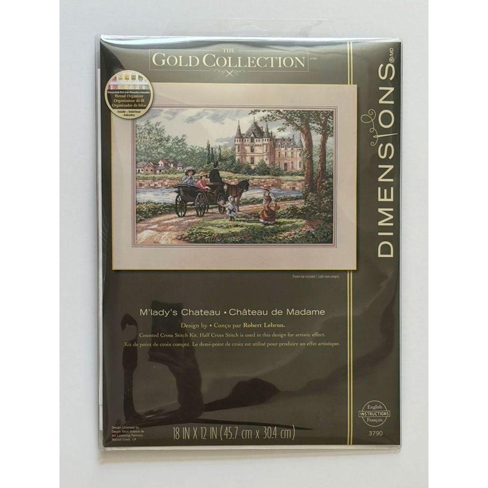 Dimensions Counted Cross Stitch Kit 03790 – M'Lady's Chateau