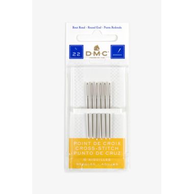 DMC Cross Stitch Needles 1771/1 – Size 22, Pack of 6