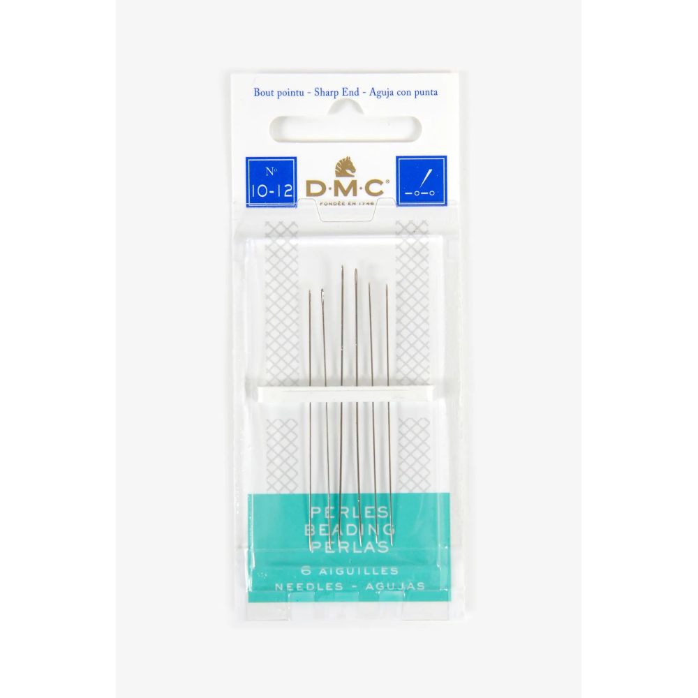 DMC Beading Needles 1764/1 – Sizes 10/12, 6 pcs