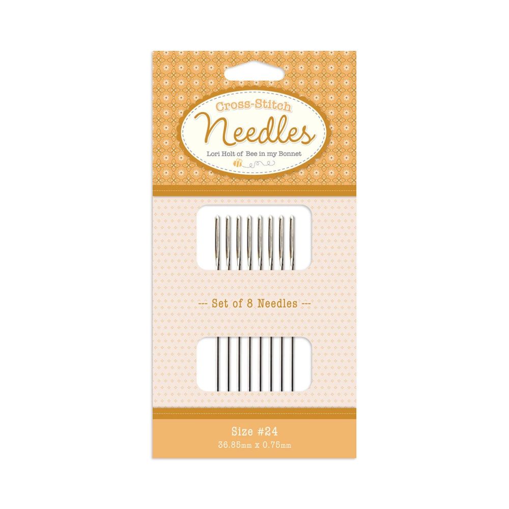 Lori Holt Cross Stitch Needles ST-34539 – Size 24, 8 pcs