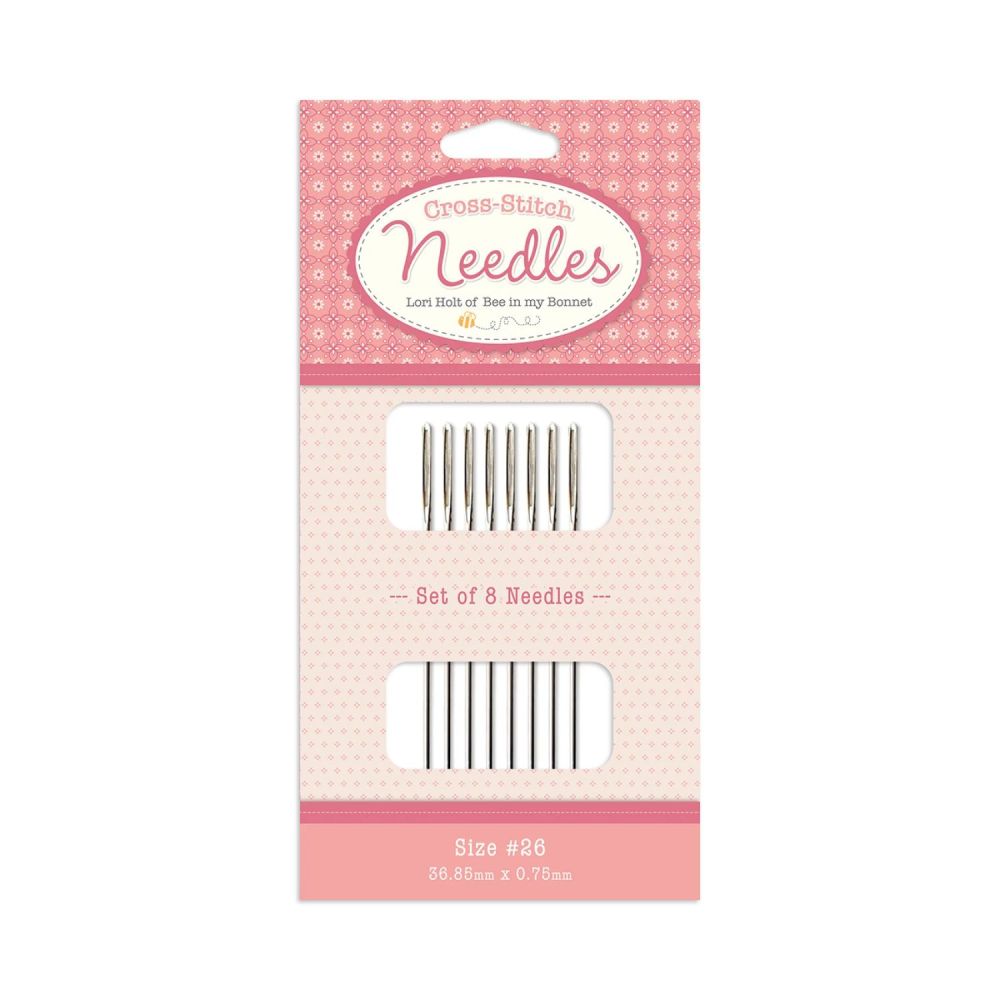 Lori Holt Cross Stitch Needles ST-34540 – Size 26, 8 pcs