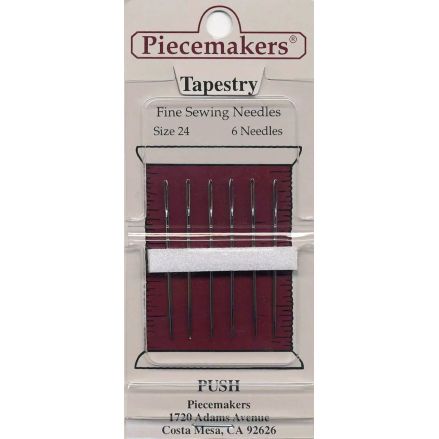 Piecemakers Tapestry Needles 12-T24 – Size 24, 6 pcs