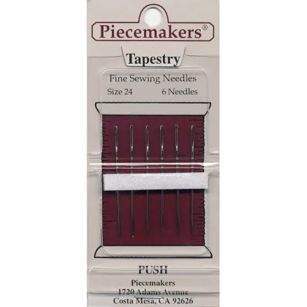 Piecemakers Tapestry Needles 12-T24 – Size 24, 6 pcs