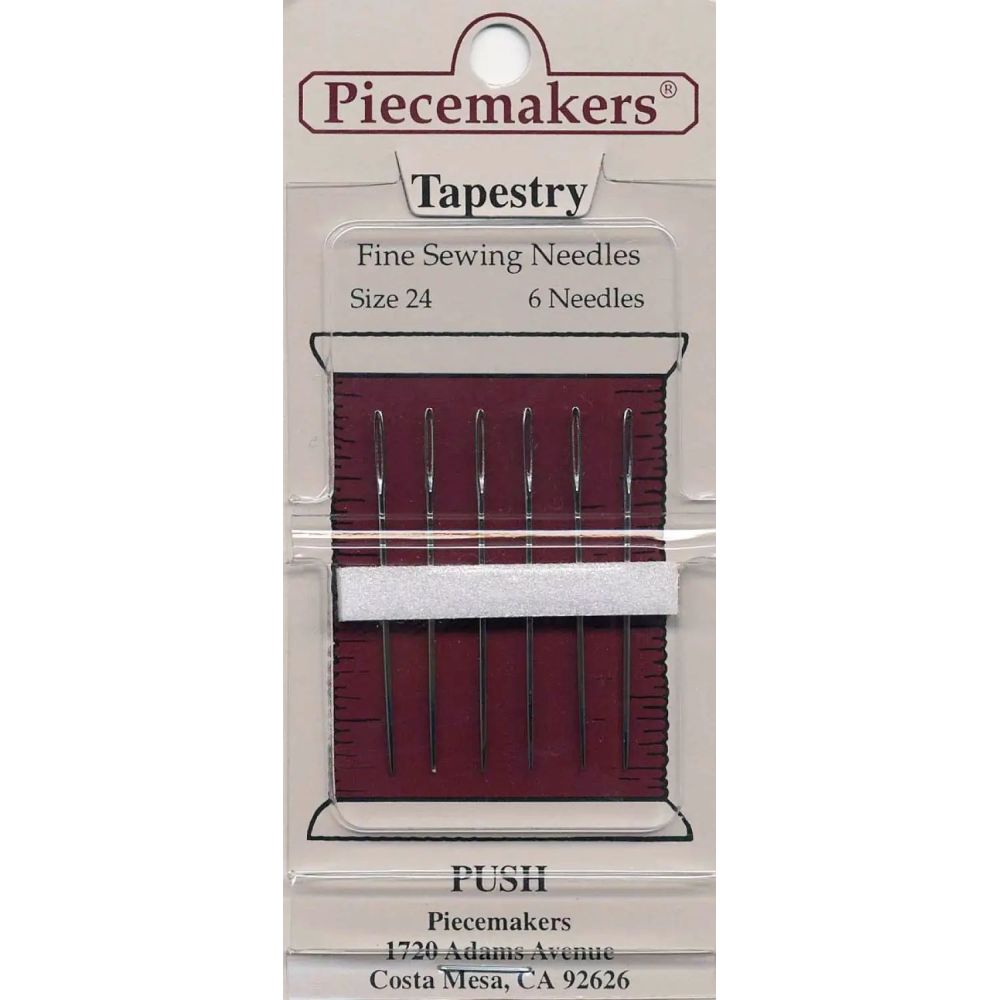 Piecemakers Tapestry Needles 12-T24 – Size 24, 6 pcs