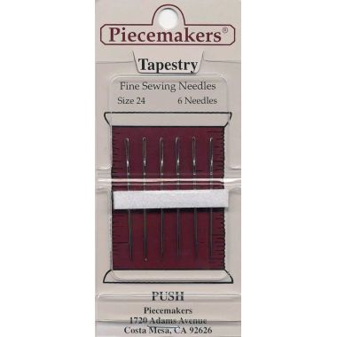 Piecemakers Tapestry Needles 12-T24 – Size 24, 6 pcs