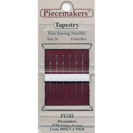 Piecemakers Tapestry Needles 12-T26 – Size 26, 6 pcs