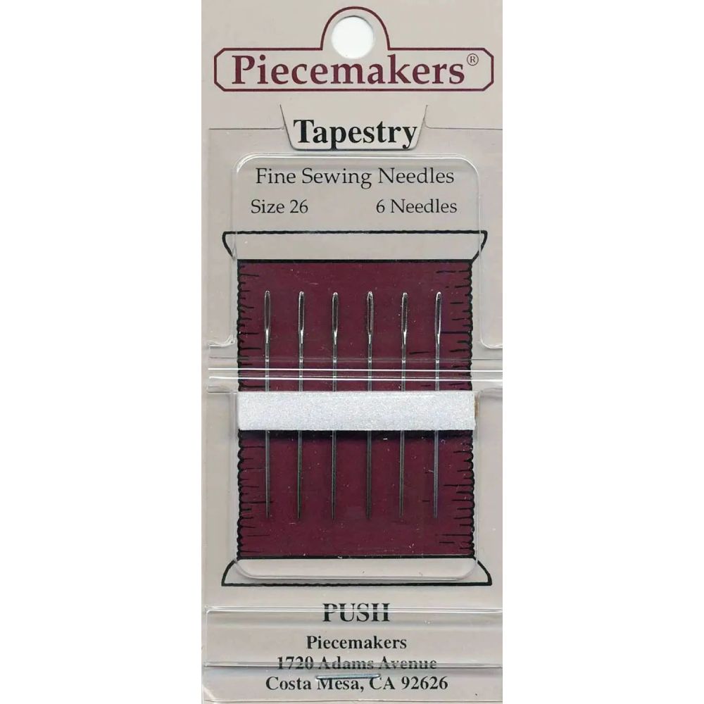 Piecemakers Tapestry Needles 12-T26 – Size 26, 6 pcs