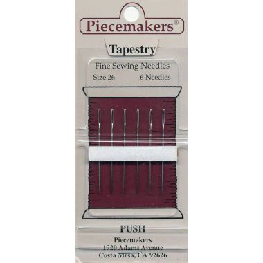 Piecemakers Tapestry Needles 12-T26 – Size 26, 6 pcs