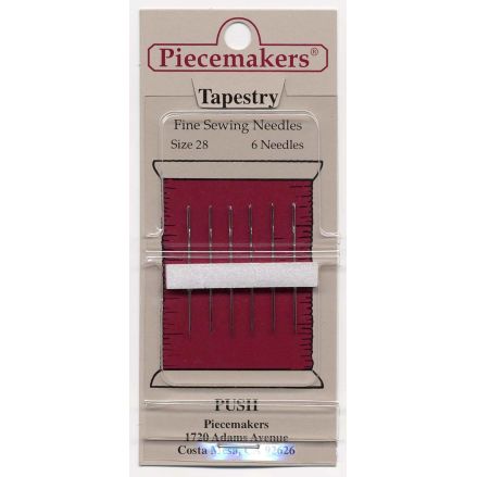 Piecemakers Tapestry Needles 12-T28 – Size 28, 6 pcs