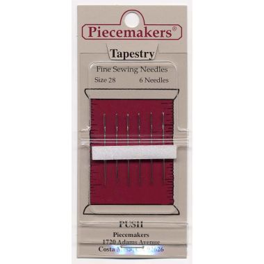 Piecemakers Tapestry Needles 12-T28 – Size 28, 6 pcs