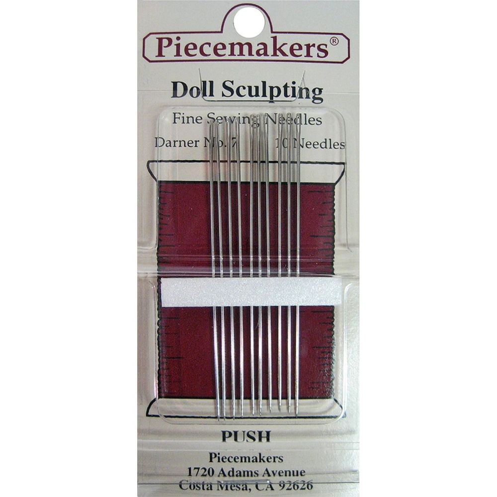 Piecemakers Doll Sculpting Needles 12-R7 – Darner No. 7, 10 pcs