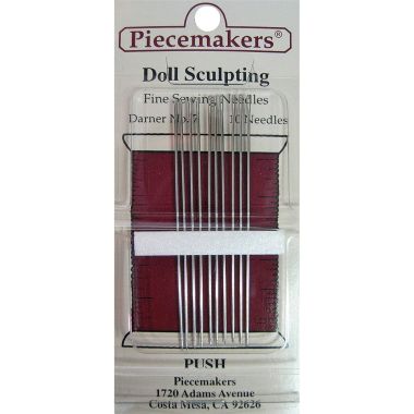 Piecemakers Doll Sculpting Needles 12-R7 – Darner No. 7, 10 pcs