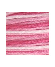 48 DMC Mouline Stranded cotton Variegated Baby Pink