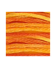 51 DMC Mouline Stranded cotton Variegated Burnt Orange