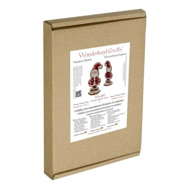 Wonderland Crafts Wooden Bead Embroidery Kit FLK-297 – Santa Claus