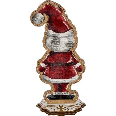 Wonderland Crafts Wooden Bead Embroidery Kit FLK-297 – Santa Claus